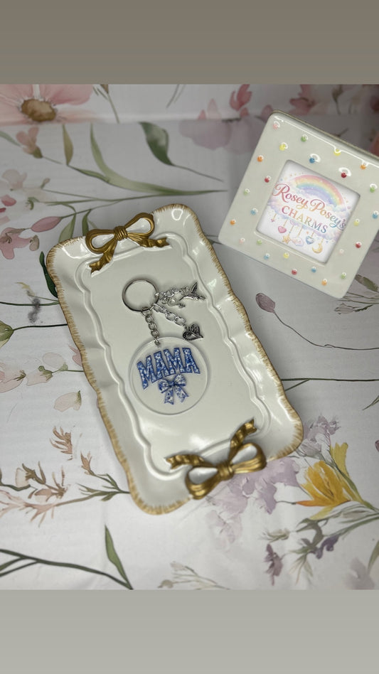 Mama Bluebell Keychain