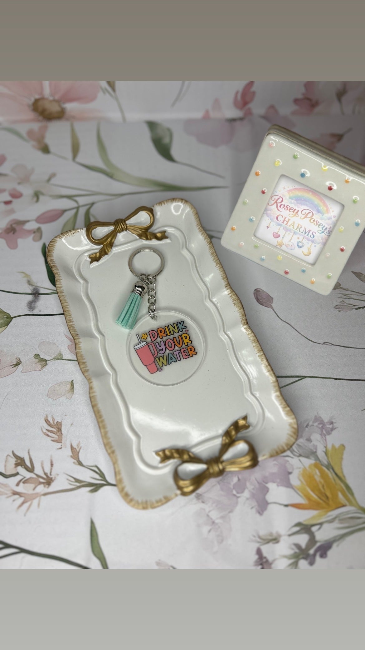 Drink your Water Keychain
