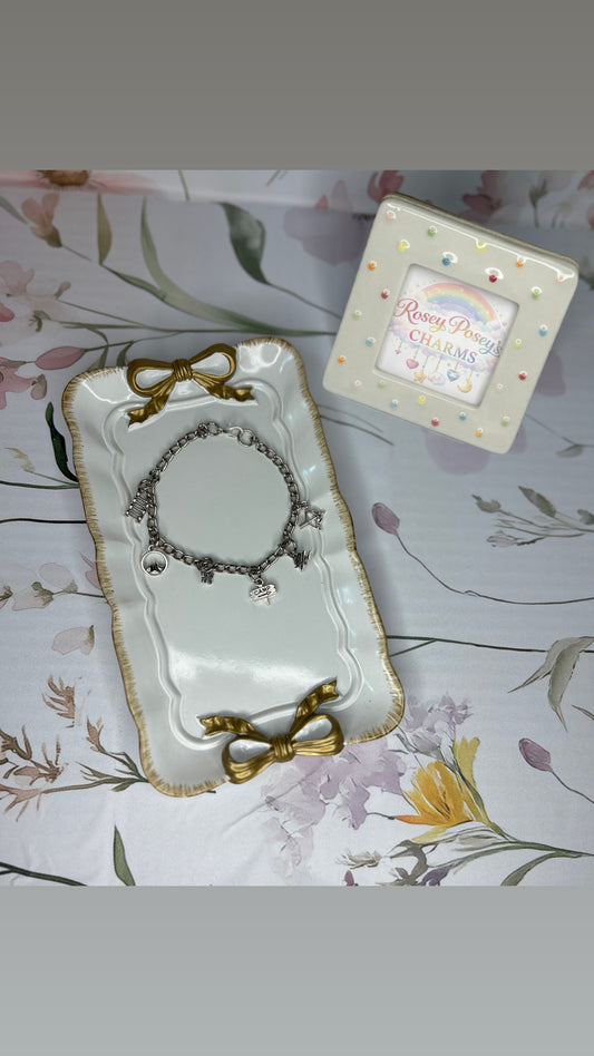 Camping Charm Bracelet