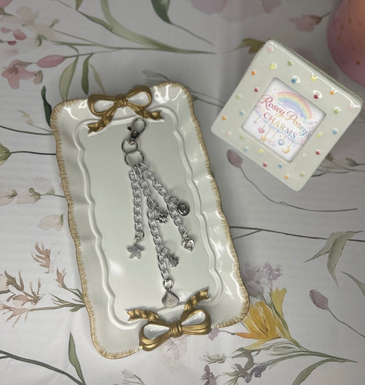 By The Sea Charm Keychain